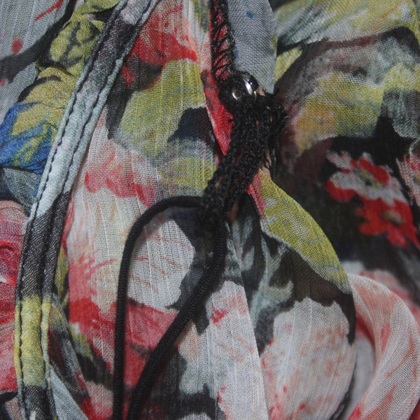 Anthropologie Dress NEW $180 Sz M Black Multi Colored 2 Piece Boho Dress