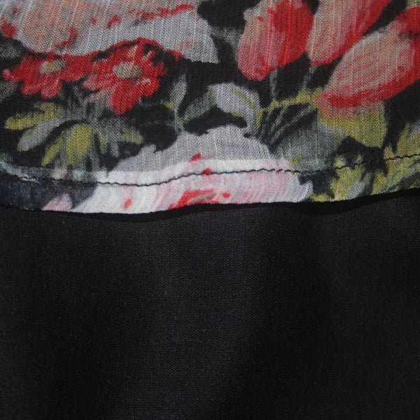 Anthropologie Dress NEW $180 Sz M Black Multi Colored 2 Piece Boho Dress