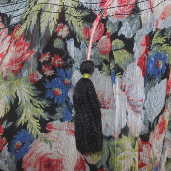 Anthropologie Dress NEW $180 Sz M Black Multi Colored 2 Piece Boho Dress