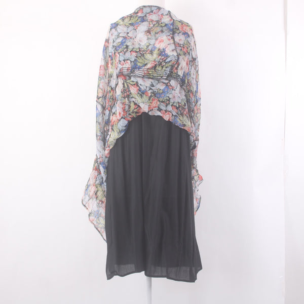 Anthropologie Dress NEW $180 Sz M Black Multi Colored 2 Piece Boho Dress