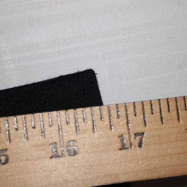 Apt 9 NEW $44 Sz M Black Top Stitch Elastic Waist Poly Rayon Pencil Skirt