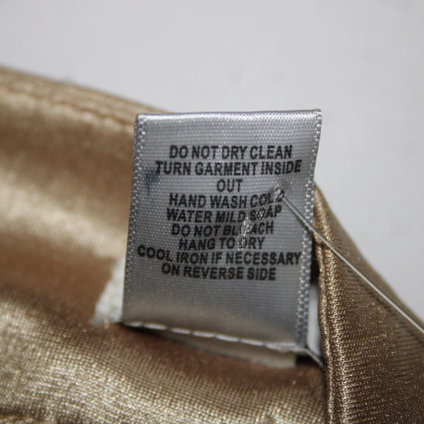 Cache New $68 Sz M Gold Pleaded Polyester Spandex Skirt