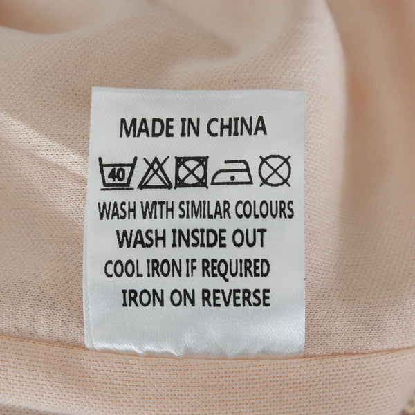 Double Crazy Sz M Peach Full Sequin Front Slit Spaghetti Straps Poly Wrap Dress