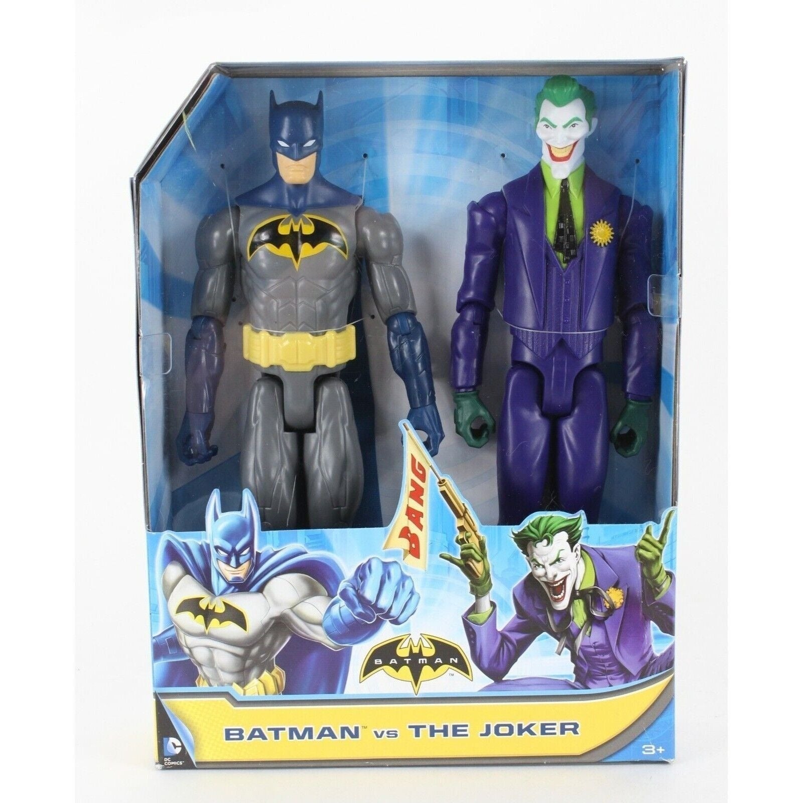 Mattel Batman 2014 Batman VS The Joker 10" Action 2 Pack Figures