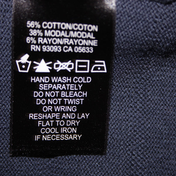 Nic Zoe Sz S Navy Blue Knit w Navy Blue Mesh Inset Bodice Sleeve Detail Sweater