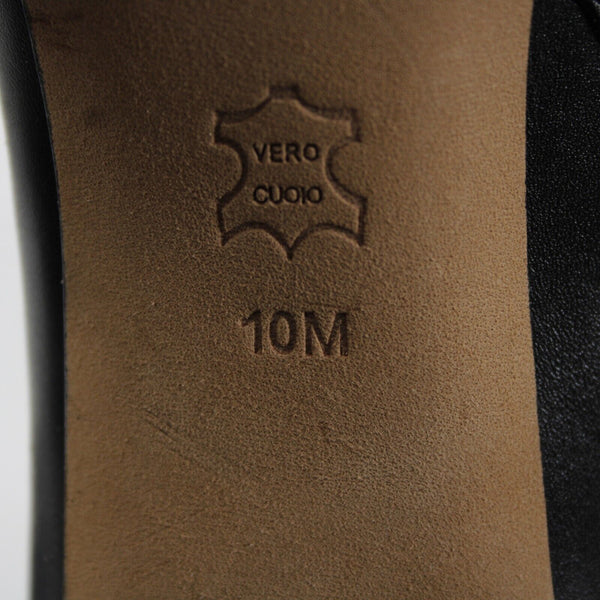 Via Spiga Sz 10 M Dark Brown Zip Pointed Toe Leather Upper Inner 3" Ankle Boots
