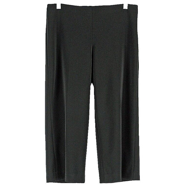 White House Black Market 4 x 21.5" Black Poly Spandex Legacy Crop Capri Pant