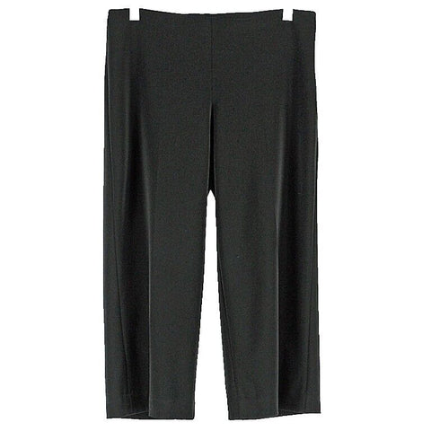 White House Black Market 4 x 21.5" Black Poly Spandex Legacy Crop Capri Pant