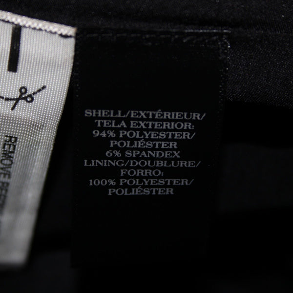 Ann Taylor NEW $129 Sz 10 Black Pleated Lined Pockets Polyester Spandex Skirt