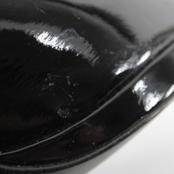 Stuart Weitzman Sz 9.5 M Black Patent Leather Upper Leather Inner 3" AS IS Heels