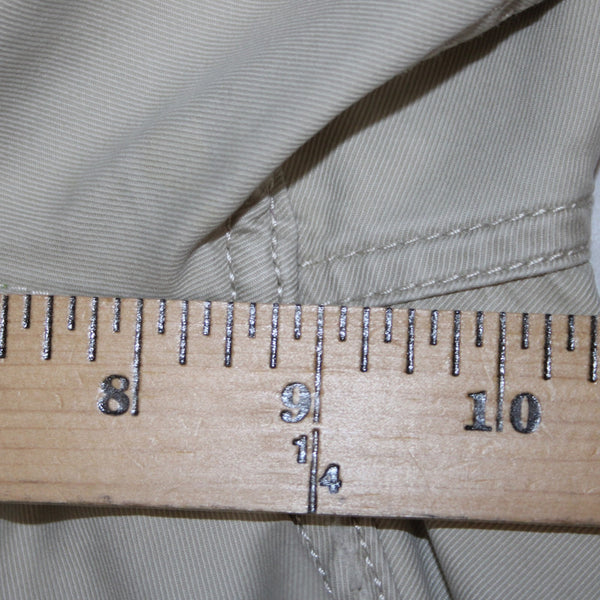 Robert Graham Pant Classic Sz 30 x  34 Cream Pockets Straight Leg 100% Cotton