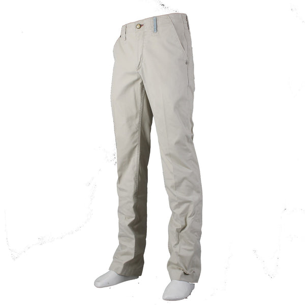 Robert Graham Pant Classic Sz 30 x  34 Cream Pockets Straight Leg 100% Cotton