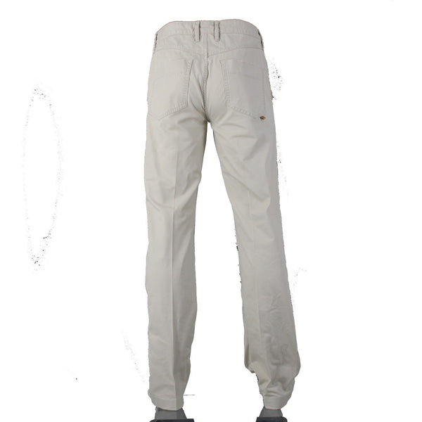 Robert Graham Pant Classic Sz 30 x  34 Cream Pockets Straight Leg 100% Cotton
