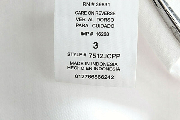 Chime NEW $40 Sz 3 x 12 Ivory Cuffs Wide Waistband Cotton Blend Shorts