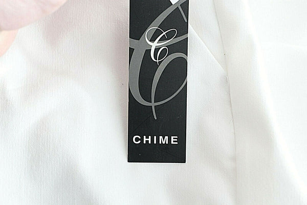 Chime NEW $40 Sz 3 x 12 Ivory Cuffs Wide Waistband Cotton Blend Shorts