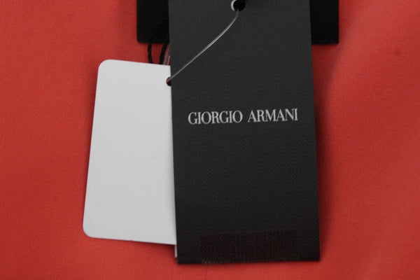 Giorgio Armani NEW $4355 38 Cream Multi 100% Silk Mod GA Don Ruffle Short Jacket