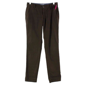 Eddie Bauer Legendwash Sz 0 x 31 Brown Slash Pocket 100% Cotton Pant