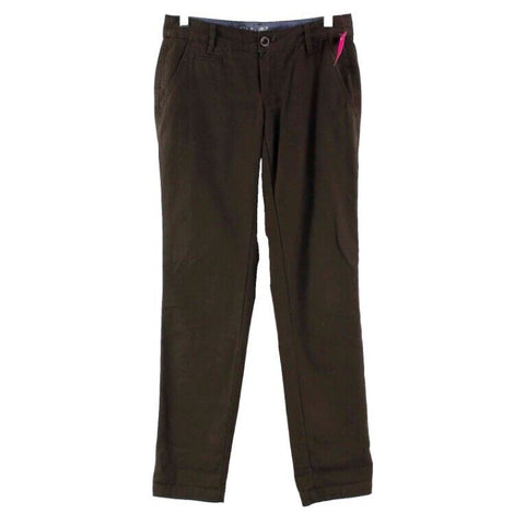Eddie Bauer Legendwash Sz 0 x 31 Brown Slash Pocket 100% Cotton Pant