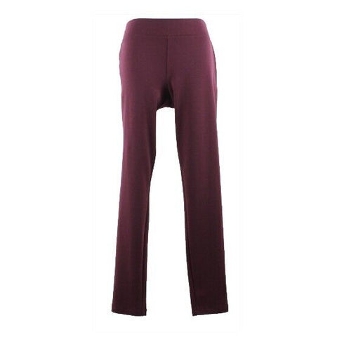 Calvin Klein NEW S x 31" Burgundy Poly Rayon Spandex Knit Legging Pant