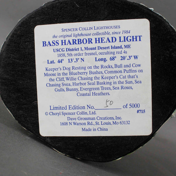 Spencer Collin 4 X 5 Bass Harbor Head Light ME 50/5000 Lighthouse