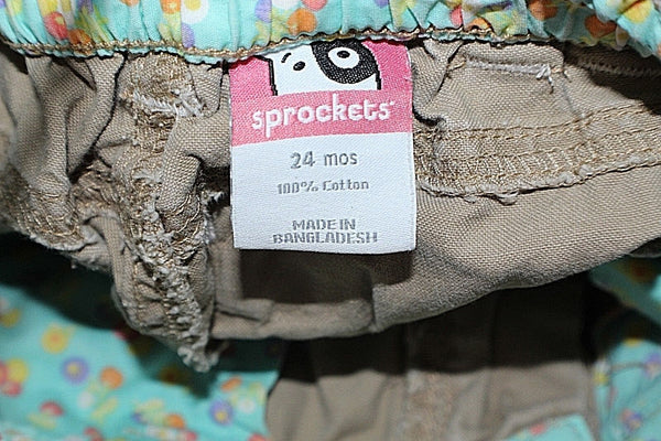 Sprockets 24m x 7.5 Tan 100% Cotton Unisex Pant