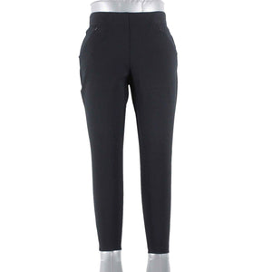 J Jill NEW $79 Sz XSP x 24 Black Zip Pockets Stretch Knit Skinny Pant