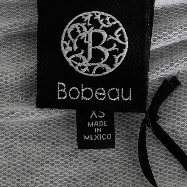 Bobeau NEW Sz XS Gray Boho Button Pocketed Rayon Polyester Wrap Sweater