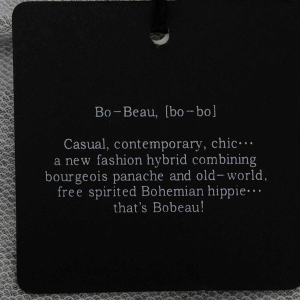 Bobeau NEW Sz XS Gray Boho Button Pocketed Rayon Polyester Wrap Sweater