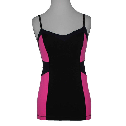 Lululemon Sz 6 Black Multi Shelf Bra Adjustable Straps Activewear Top