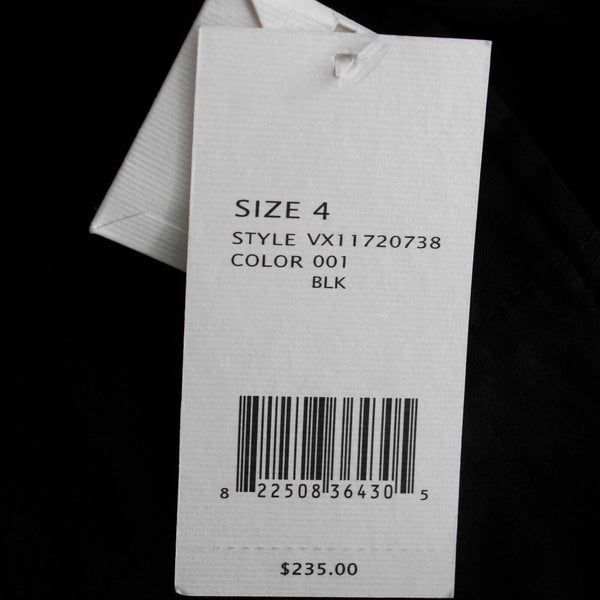 Vince NEW $235 Sz 4 x 27 Black Pockets Belt Loops Cupro Blend Woven Jogger Pant