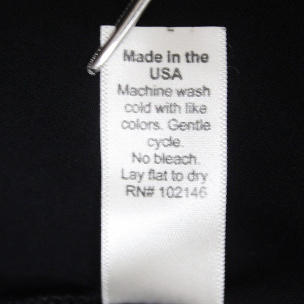 Michael Stars Dress Sz M Black Off Shoulders Pleated Overlay Rayon Spandex Dress