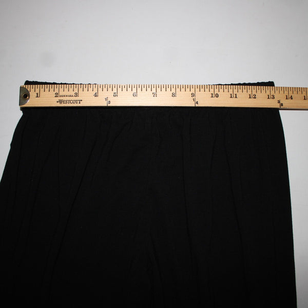 Gardy Sz L x 30 Black Gold Animal Print Rhinestones Elastic Cotton Spandex Pants