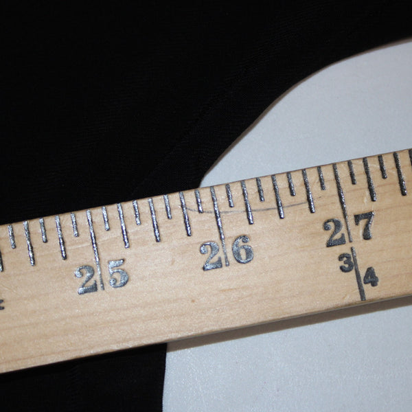 Joseph Ribkoff Top Sz 14 Black Layered Eyelet Shoulders V Neck Poly Top