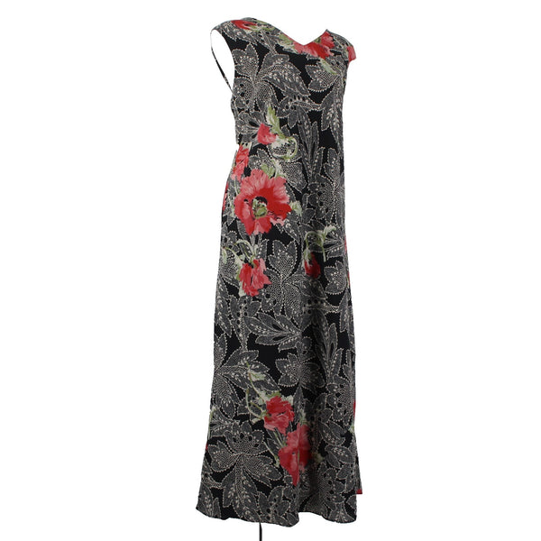 Mix Nouveau Dress NEW Sz 2X Black White Red Multi Color 100% Polyester Dress