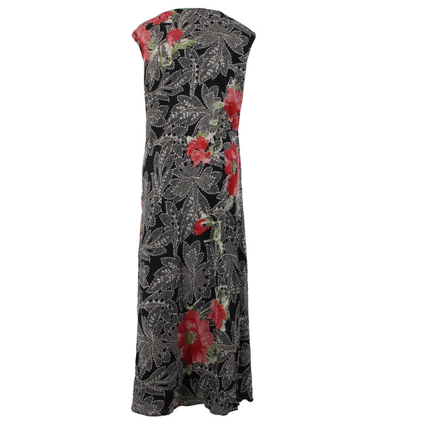 Mix Nouveau Dress NEW Sz 2X Black White Red Multi Color 100% Polyester Dress