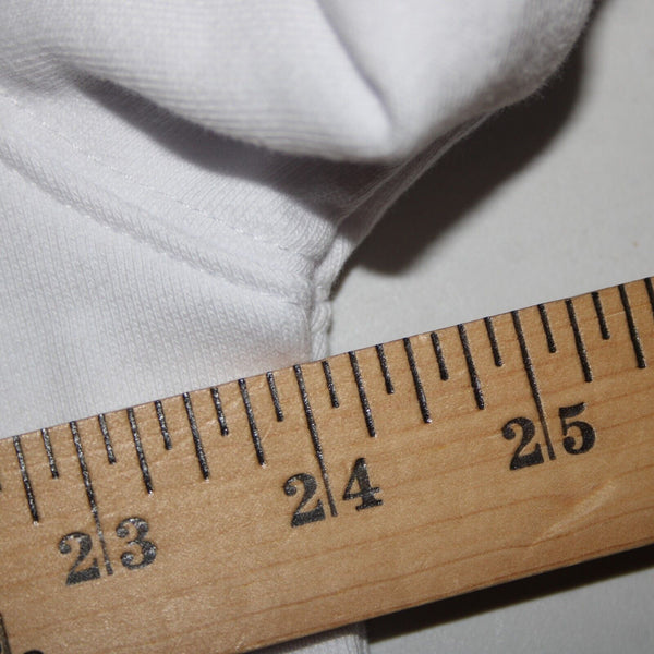 Malbon NEW Sz M White Multi Color Logo Long Sleeve 100% Cotton Sweatshirt Top