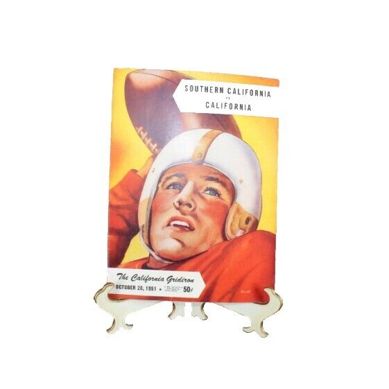 The California Gridiron Southern California Vs California 1951 Program Book