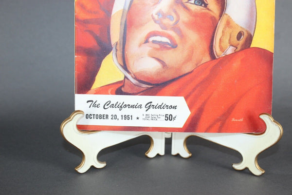 The California Gridiron Southern California Vs California 1951 Program Book