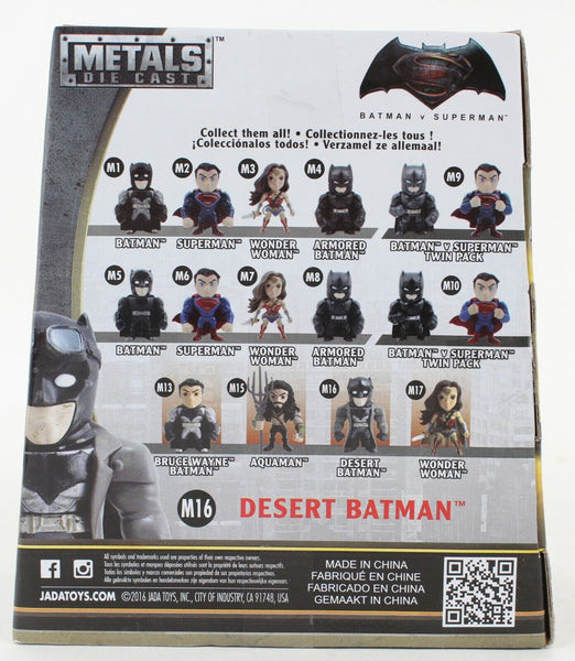 Jada Batman 2016 Desert Batman M16 Metals Die Cast 4" Figure