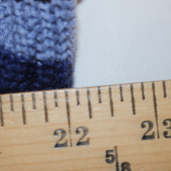 Lane Bryant Sweater NEW Sz 14/16 Blue Navy Striped Knit Cotton Acrylic Sweater