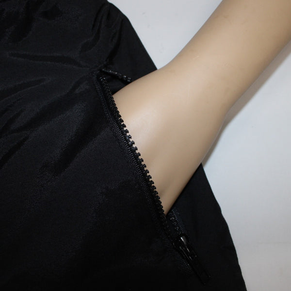 Sport Essentials Sz M x 25 Black Pockets Water Proof Nylon Poly Ski  Pant