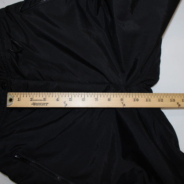 Sport Essentials Sz M x 25 Black Pockets Water Proof Nylon Poly Ski  Pant