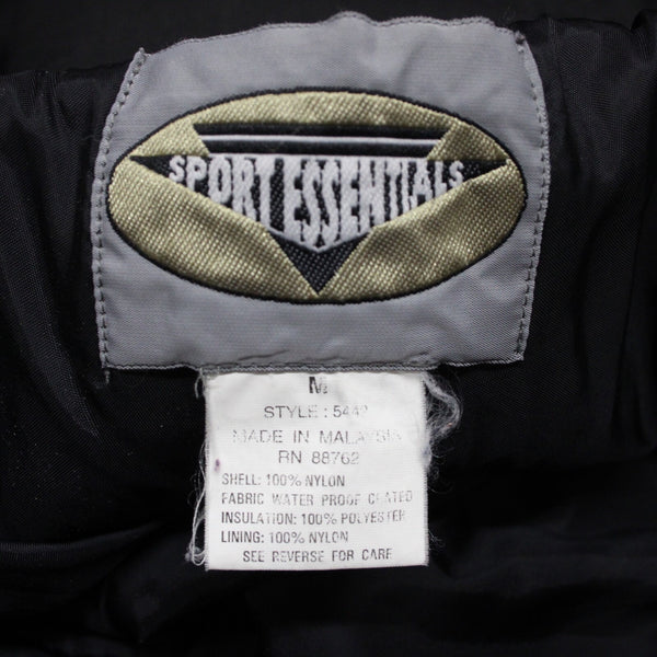 Sport Essentials Sz M x 25 Black Pockets Water Proof Nylon Poly Ski  Pant