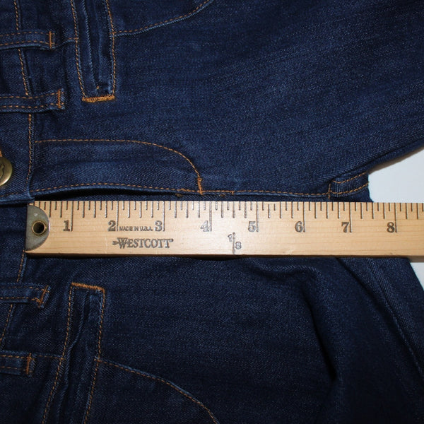 Free People Sz 26 x 34.5 Blue Denim Pockets Boot Cut Cotton Polyester Jeans
