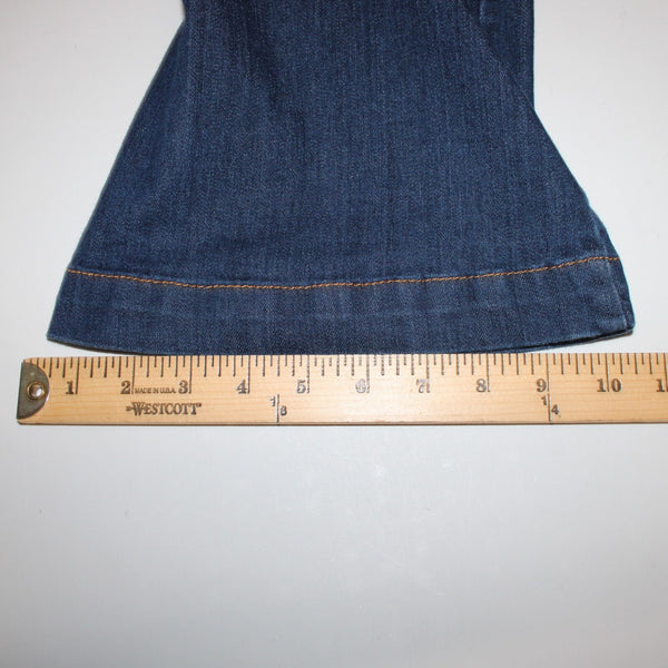 Free People Sz 26 x 34.5 Blue Denim Pockets Boot Cut Cotton Polyester Jeans