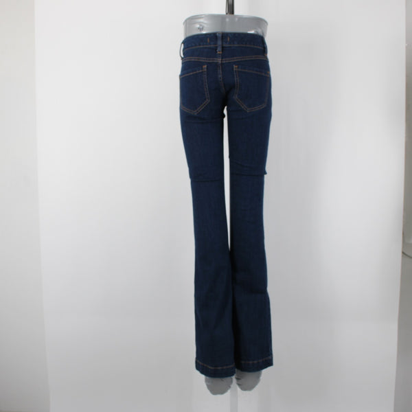 Free People Sz 26 x 34.5 Blue Denim Pockets Boot Cut Cotton Polyester Jeans