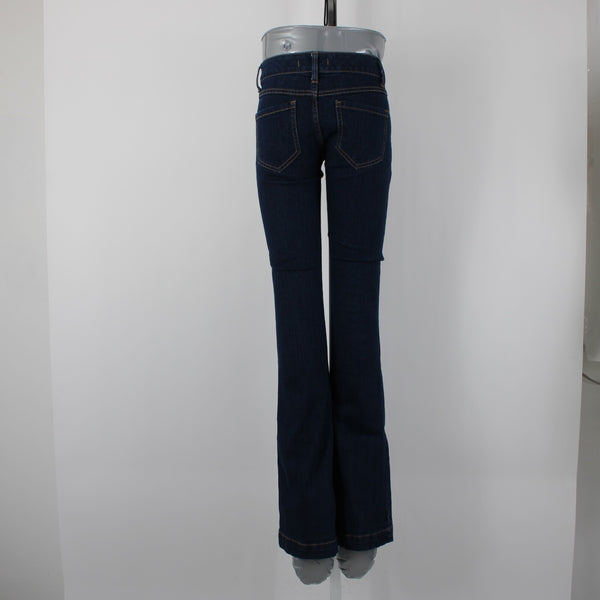 Free People Sz 26 x 34.5 Blue Denim Pockets Boot Cut Cotton Polyester Jeans