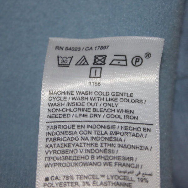 Athleta Dress NEW $90 Coaster Sz SP Blue Pockets Tencel Lyocell Polyester Dress