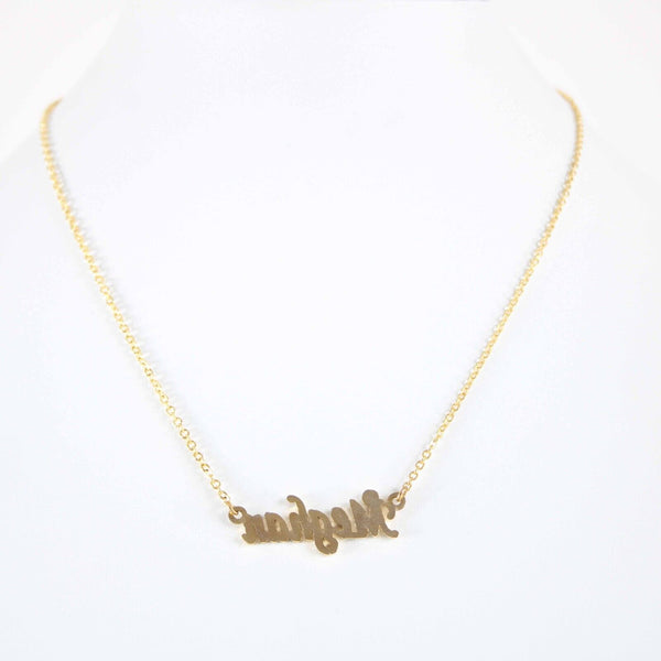 MEGHAN NEW Goldtone Rhinestone Accent 14.5" w 4.5" Multi Ring Ext Necklace