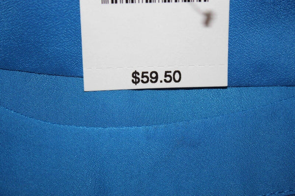 J Crew NEW $60 Sz XS Sea Blue Sleeveless 100% Polyester Top
